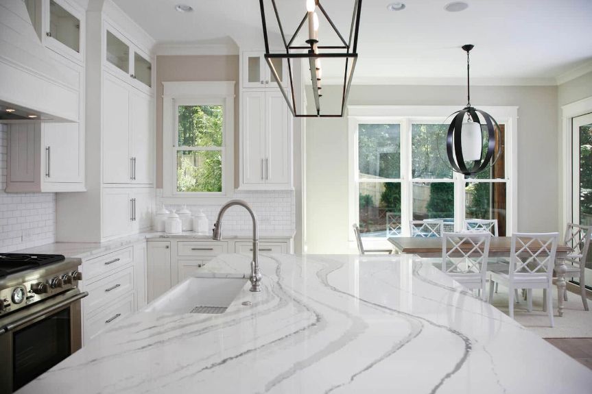 clean quartz countertops