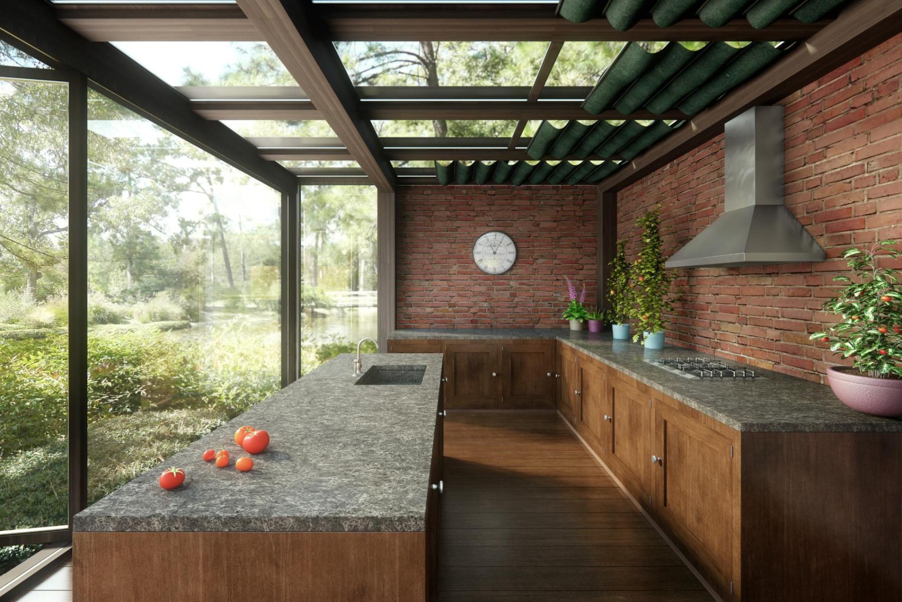 Countertop project image supporting the Best Countertop Materials for Outdoor Kitchens in