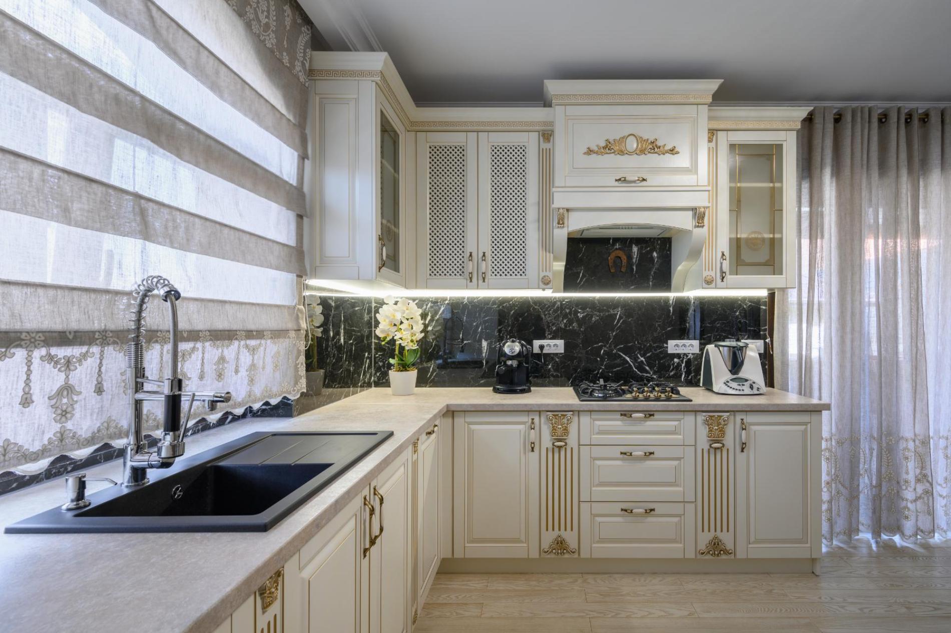 Finished countertop project detail from the Rooms page