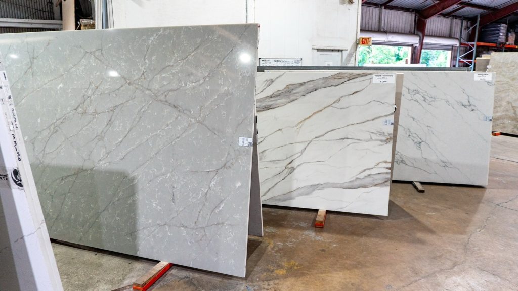 granite quartz marble countertop samples Jackson Stoneworks countertop fabricator Gainesville FL